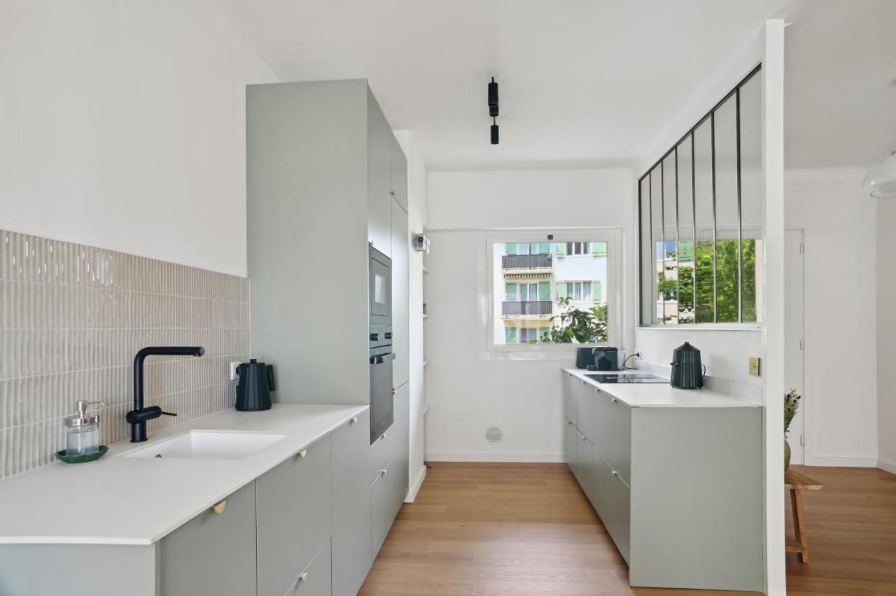 Designer Flat, Luxurious, Close From Palais, Terrasse, Private Garage, Air Conditoning Канны Экстерьер фото